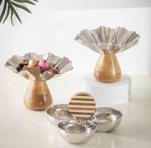 ถาดเสิร์ฟไม้ประดับมุก ขัดเงา รูปสัตว์ เป็นมิตรกับสิ่งแวดล้อม ของตกแต่งบ้าน ของขวัญวันรอมฎอนและอีด แบบดั้งเดิม สไตล์วินเทจ - Product Image 1