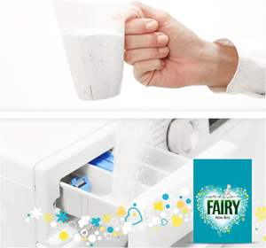 Lessive en poudre Fairy Non Bio 4,4 kg, 80 lavages, pour peaux sensibles, avec technologie anti-résidus - Emballage variable - Product Image 2