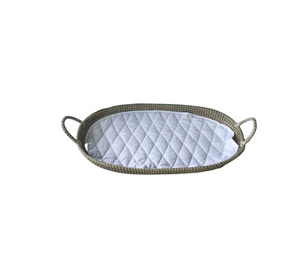 Meilleure vente Organisateur de changement de couches en jonc de mer/Station de changement en jonc de mer tissé/Boîte de paille jardin domestique - Product Image 4