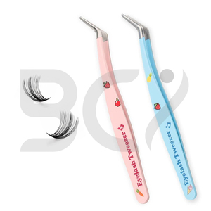 Eyelash Extensions 2 Pcs Grafted Tweezers Set, High Precision Eyelash Tweezers for Lash Extensions - Product Image 6