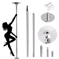 Barre de pole dance portable, tube de danse, club sportif, salle de sport, barre de fitness, barre de strip-tease amovible