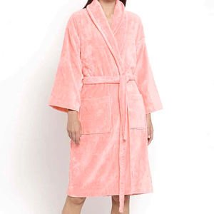 Bata de Spa para Hombre de Alta Calidad 2025, 100% Algodón, con Capucha, Corte Holgado, Manga Larga, Tejido Térmico de Punto, Secado Rápido, Bordado, 220g - Product Image 2