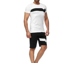 Camiseta de diseño más demandado para hombre, conjunto corto de algodón de tasa razonable, los mejores diseños transpirables, conjunto corto de camiseta con la última tela - Product Image 3