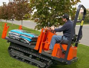 รถดัมพ์ขนาดเล็ก Kubota KC120 1 ตัน เครื่องยนต์ดีเซล ระบบไฮดรอลิก Bosch ขับเคลื่อน 4 ล้อ/ตีนตะขาบ สำหรับงานก่อสร้าง - Product Image 2