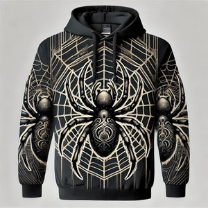 Ropa de calle de estilo informal de diseño personalizado de calidad superior para gráficos llamativos de invierno bordados patrón sólido de ajuste cómodo - Product Image 4
