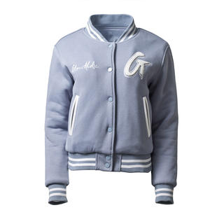 Blouson aviateur moderne avec logo G brodé coupe ajustée style streetwear décontracté pour tenues stylées de tous les jours veste pour femmes - Product Image 5