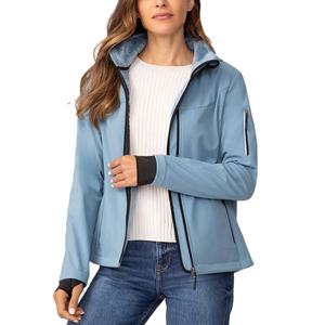 Chaqueta Softshell para Mujer, Otoño, Acabado en Lona, Costuras Resistentes, Impermeable, Transpirable, Ecológica, Flexible y Cómoda 2026 - Product Image 1