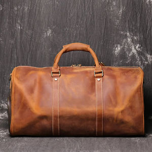 Custom Leather Duffle <b>Bag</b> <b>for</b> <b>Men</b> Travel <b>Weekend</b> Outdoors Water Proof Travel <b>Bag</b> - Product Image 5