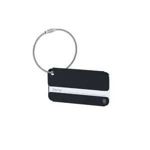 Badge de bagage recyclé Halux, accessoire durable pour porte-badges - Product Image 3