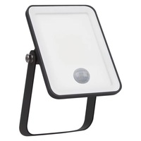 Projecteur extérieur LED noir essentiel 20W 3000K 1600Lm IP65 avec détecteur de mouvement (Ledvance 4058075768253)