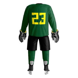 Custom-Made 100% Polyester Breathable Ice Hockey Uniform Personalized Unisex Teamwear Jersey Short Set for Pros and Amateurs - Product Image 4