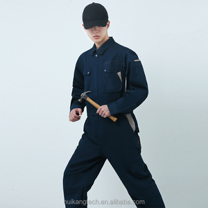 Overoles de trabajo de manga larga para hombre de algodón 100% Premium de alta calidad al por mayor, mono de trabajo hecho en India - Product Image 6