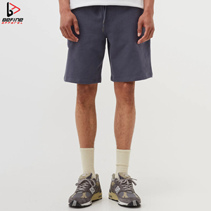 New Style Casual <b>Sweat</b> Shorts in Fleece Fabric for Men Drawstring Pockets Elastic Waist <b>Band</b> Shorts Cotton Sports Shorts - Product Image 6