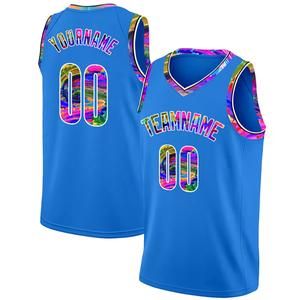 Maillot de basket-ball réversible pour adultes, personnalisable, en gros, respirant, anti-UV, imprimé, 100% polyester, grande taille, avec les Lakers - Product Image 4