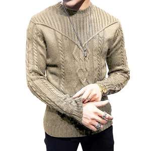 Pulls en tricot pour hommes sur mesure, tissu de qualité supérieure, vêtements en tricot chauds pour l'hiver - Product Image 2