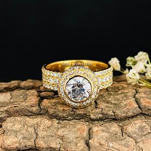 Anillo de Compromiso Solitario de Diamante Cultivado en Laboratorio CVD de 1 Quilate en Oro Sólido de 14K, Certificado IGI, Anillo de Diamante de Corte Redondo de Lujo Cristiano - Product Image 1