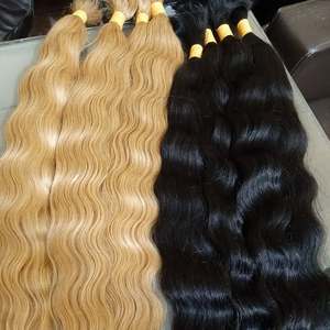 Paquets de Cheveux Indiens Bruts en Vrac de Qualité Naturelle Remy - Product Image 2
