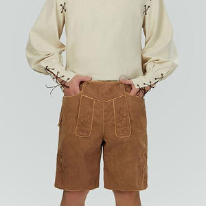 Fabricant de Lederhosen de qualité supérieure tenue traditionnelle allemande authentique 2025 Oktoberfest style bavarois fournisseur OEM - Product Image 3