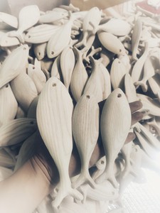 Wooden <b>Fish</b> Wood Decoration Customize Design Home Wall Art From Blue Lotus Vietnam - Product Image 5