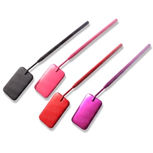 กระจกสี่เหลี่ยมมือถือพร้อมด้ามจับกระจกเสริมสวยแบบพกพาสำหรับช่างขนตา - Product Image 3