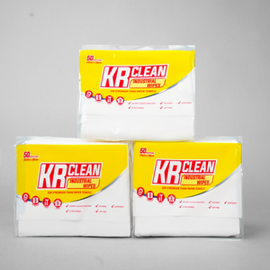 Ideal para limpiar herramientas médicas y equipos pesados, los paños de tela no tejida vienen en paquetes de 50 hojas - Product Image 3