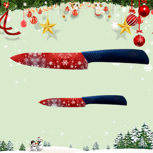 Couteau de chef de qualité supérieure avec revêtement en céramique, manche en plastique, compatible lave-vaisselle et ambidextre - Livraison rapide, livraison gratuite - Product Image 6