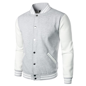 Da tay Áo bóng chày Varsity Áo khoác bóng chày letterman Varsity máy bay ném bom Áo khoác PU bóng chày Varsity Áo khoác nam giản dị móc - Product Image 2