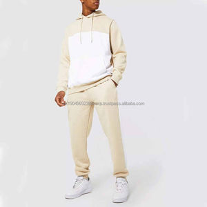 ชุดวอร์มผู้ชายมาใหม่ เสื้อฮู้ดแขนยาว กางเกงวอร์มขายาว ชุดลำลอง 2 ชิ้น ชุดวอร์มผู้ชาย - Product Image 1