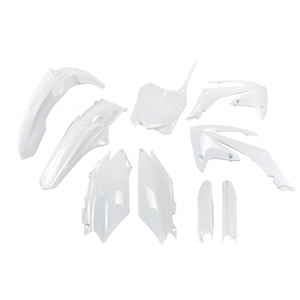 2011-2012 per Honda CRF 450R Kit carenatura moto in plastica bianca senza disponibilità USA - Product Image 1