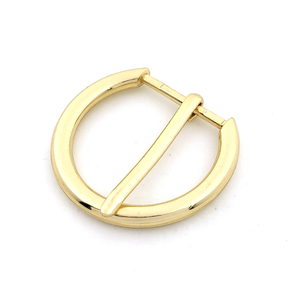 Hebilla de cinturón redonda metálica con ajustador deslizante en espiral para abrigo, accesorio decorativo tipo botón - Product Image 2