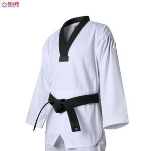 Uniforme de Taekwondo de colores sólidos hecho profesional para hombres uniforme de Taekwondo de nuevo diseño gran oferta uniforme de Taekwondo - Product Image 4