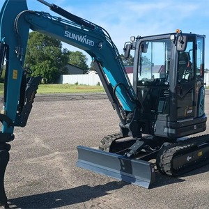 Excavadora de cadenas Sunward SWE35UF de 3.5 toneladas, miniexcavadora compacta hidráulica en venta - Product Image 2