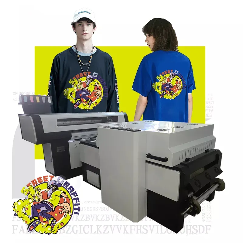 Impresora dtf i3200 de 2 cabezales, máquina de laminación de plumero, con transferencia de calor, 60cm, 2022