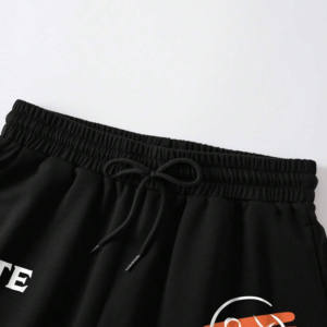 Short de course à cordon pour femmes avec rayure Poche à fermeture éclair personnalisée Short pour femmes anti-transpiration Short en coton respirant - Product Image 5