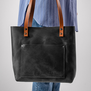 Sac fourre-tout élégant pour femmes Sac à main à bandoulière en cuir véritable Sac à main tendance Grande capacité de bureau LTB-0248 - Product Image 5