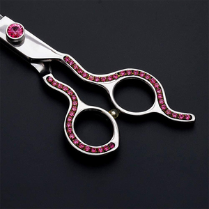 Ciseaux super russes pour animaux de compagnie Ciseaux droits à lame tranchante pour chiens Ciseaux de toilettage de conception personnalisée Finition satinée - Product Image 3