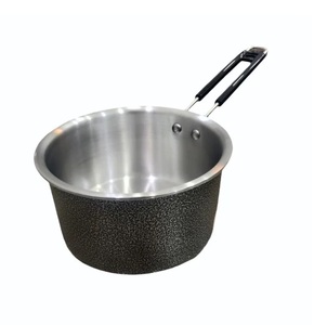Cacerola de hierro fundido esmaltado antiadherente amigable con la inducción de la mejor calidad, olla para leche, sartén de metal para salsa a bajo precio. - Product Image 6