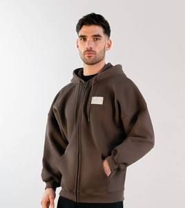 Nuevo diseño personalizado al por mayor cremallera Sudadera con capucha manga larga hombres ropa Streetwear transpirable Sudadera con capucha para hombres - Product Image 1
