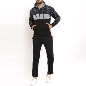 Survêtements d'hiver sur mesure pour hommes de haute qualité avec fermeture éclair Vente en gros-Ensemble de survêtements réguliers pour hommes - Product Image 1