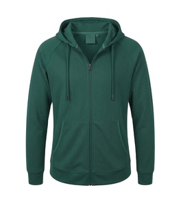 Sweat-shirt à capuche unisexe 100% coton, couleur unie, streetwear, séchage rapide, fitness, personnalisable, OEM, vente en gros - Product Image 1