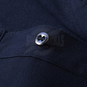 เสื้อยืดโปโลผู้ชายแบบแห้งเร็วผลิตตามสั่งลายผ้าถักขนาดใหญ่พิเศษ - Product Image 3