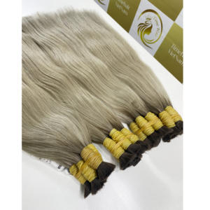 Piano Color claro Alta calidad Vietnamita Personalizar Paquetes de cabello Cabello vietnamita Color ruso - Product Image 3