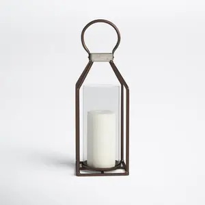 2023 Decorative Lanterns Vintage Hanging Lantern Metal Candle Holder Events Parities and Moroccan Black Lantern - Product Image 3