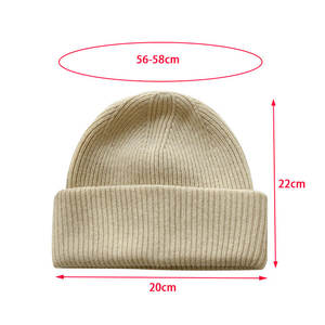 Gorro de Invierno Unisex de Moda Urbana, Material de Alta Calidad, Doble Capa, Grueso, Ajustado, con Logotipo Personalizado, Estilo Casual - Product Image 1