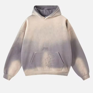 Sudaderas con capucha para hombre Sudadera con capucha de gran tamaño Lavado de algodón de felpa Sudadera con capucha Vintage Heavyweight Hoodie - Product Image 1