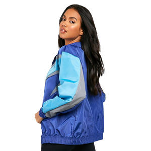 Blouson de sport d'extérieur en nylon fabriqué en usine pour femmes blouson d'aviateur léger à panneaux multiples pour femmes - Product Image 2