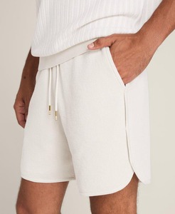 Pantalones cortos de golf personalizables para hombre de alta calidad 100% poliéster sólido Casual senderismo tenis medio pantalones tejidos - Product Image 2