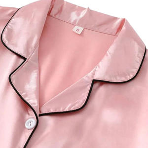 Custom Loungewear Women satin short Set 2 Piece Cotton Women'S Sleepwear Lounge Wear Sets women sleeping set - Product Image 4