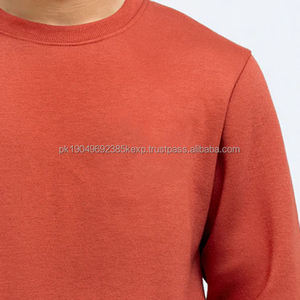 Personalizado 200G de alta calidad Vintage OEM francés pulóver liso en Blanco estampado de algodón impreso personalizado cuello redondo sudadera para hombres - Product Image 6