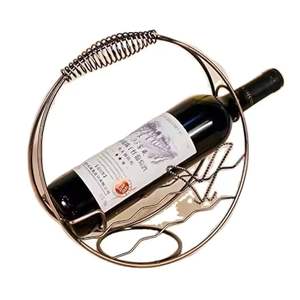 Precio de fábrica directo Soporte para botellas de vino Estante Barra de cocina Gabinete de vino de vidrio de metal plateado para almacenar cubos de hielo Tinas de bebidas - Product Image 2